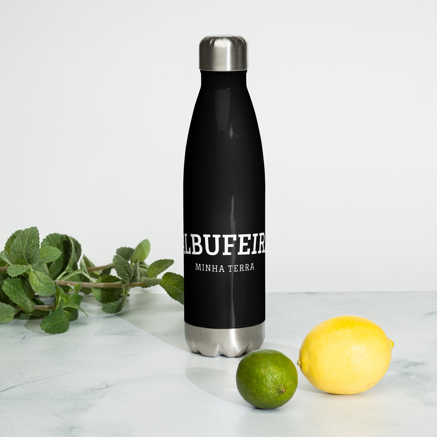 Bouteille en acier inoxydable « Albufeira, Minha Terra »