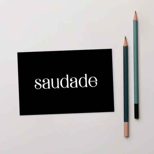 Postal “Saudade”