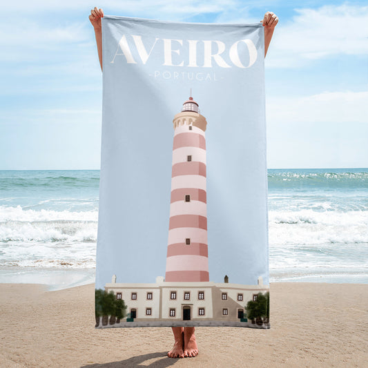 Serviette de plage « Phare d’Aveiro »