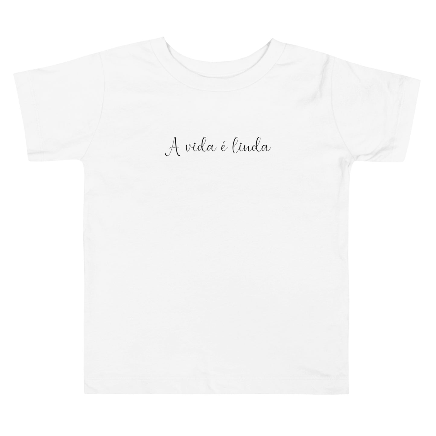 T-shirt infantil “A vida é linda”