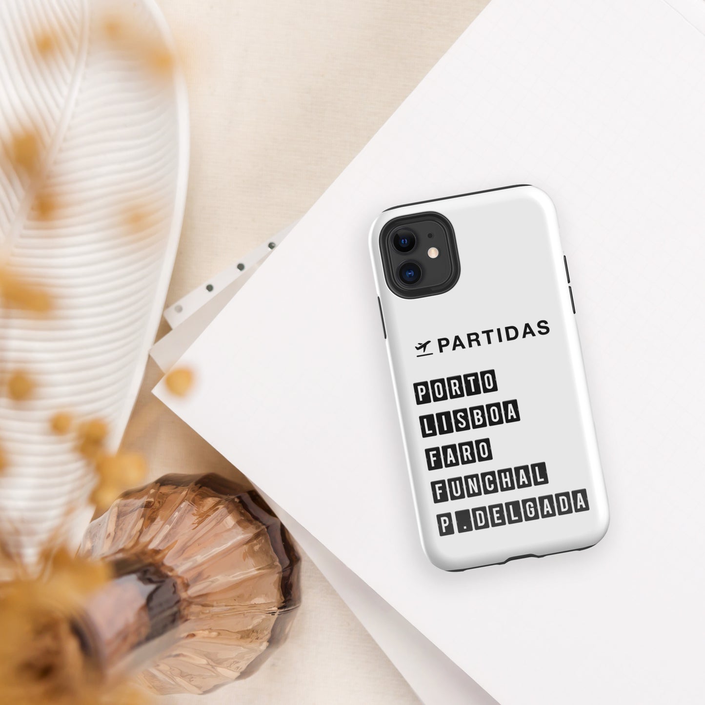 Coque iPhone rigide double protection « Destination Portugal »