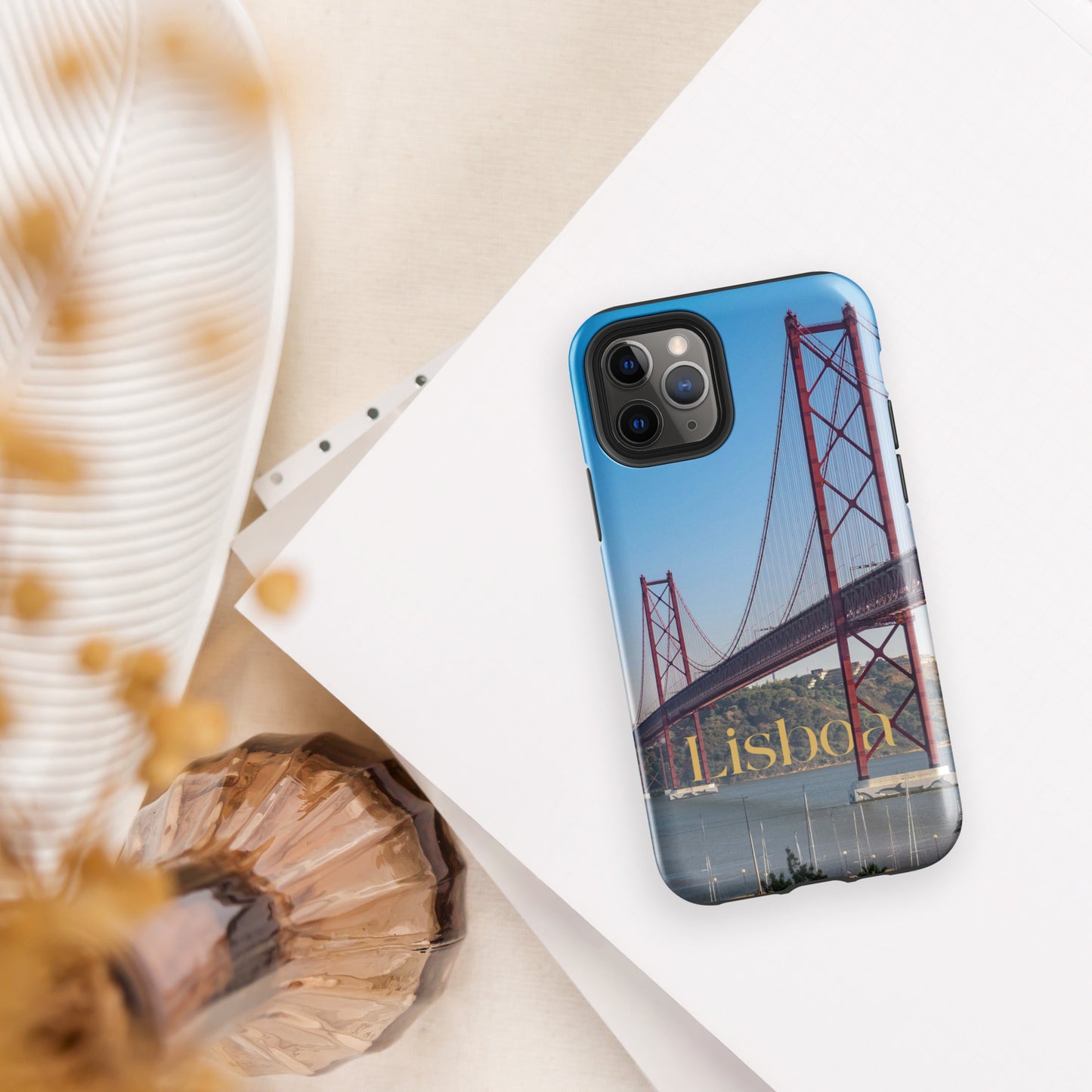 Coque iPhone rigide double protection « Photo Lisboa »