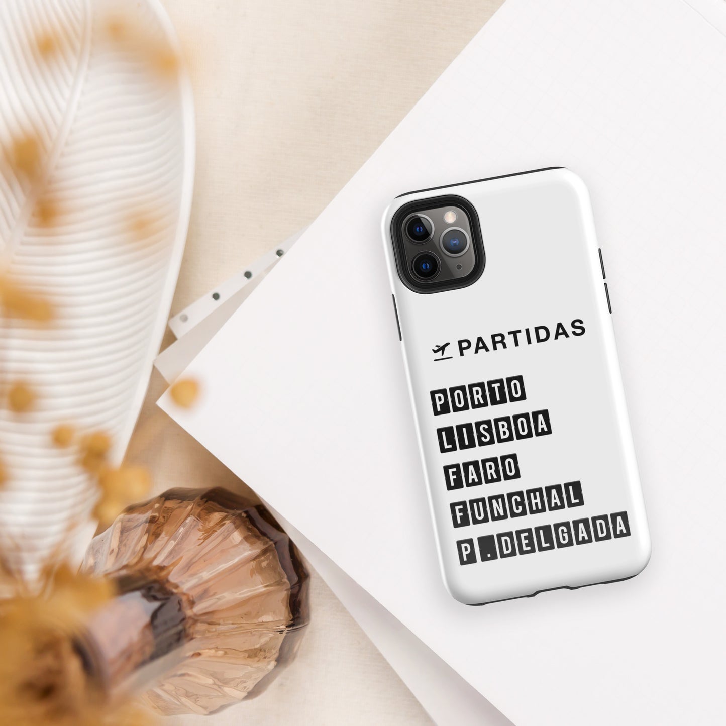 Coque iPhone rigide double protection « Destination Portugal »