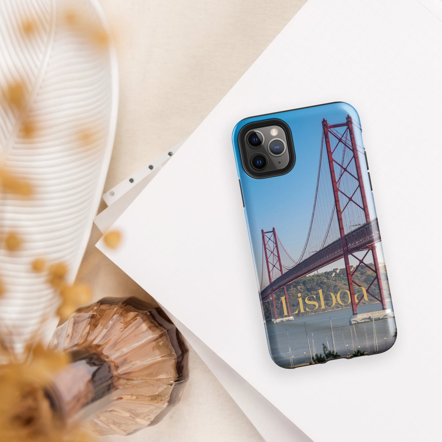 Coque iPhone rigide double protection « Photo Lisboa »