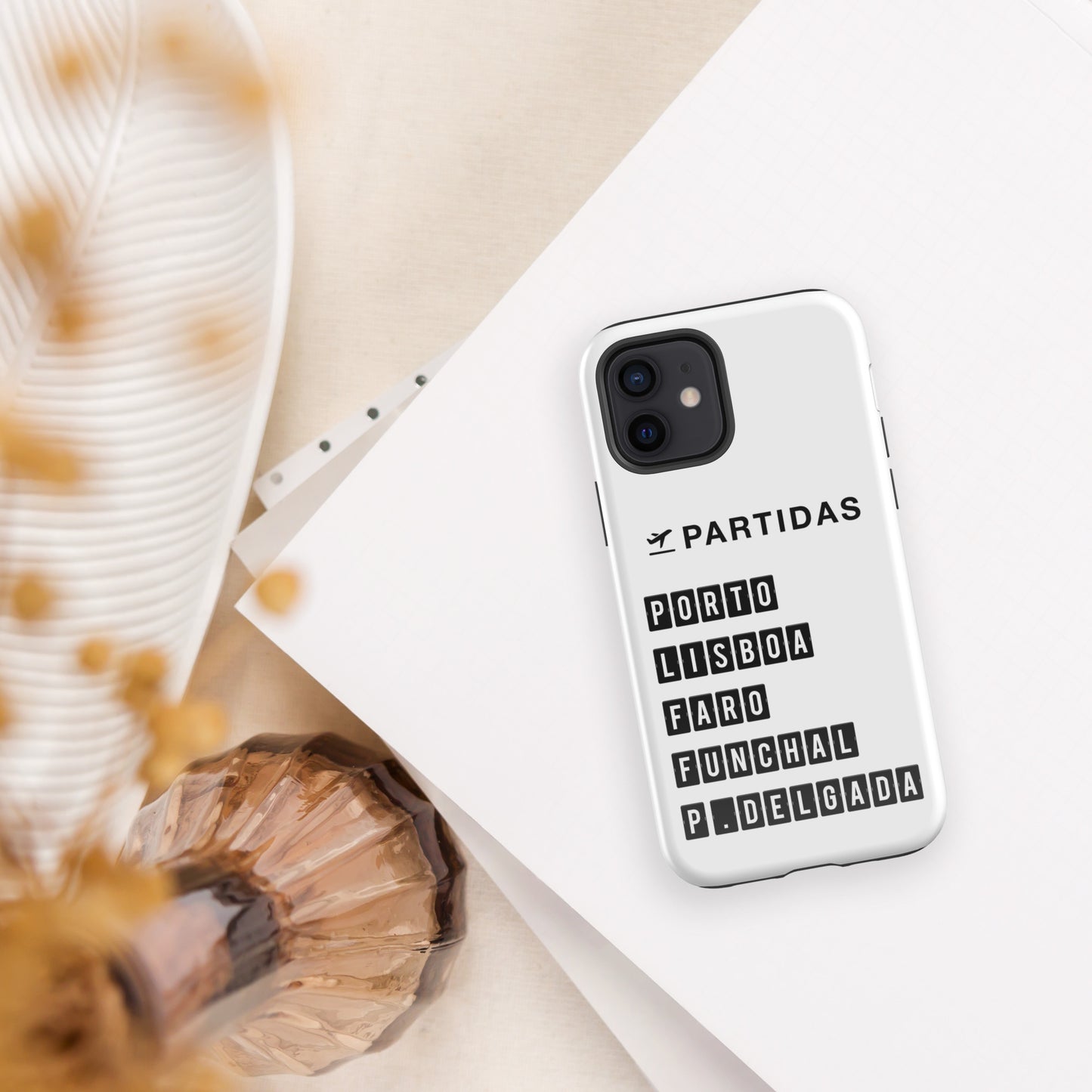 Coque iPhone rigide double protection « Destination Portugal »