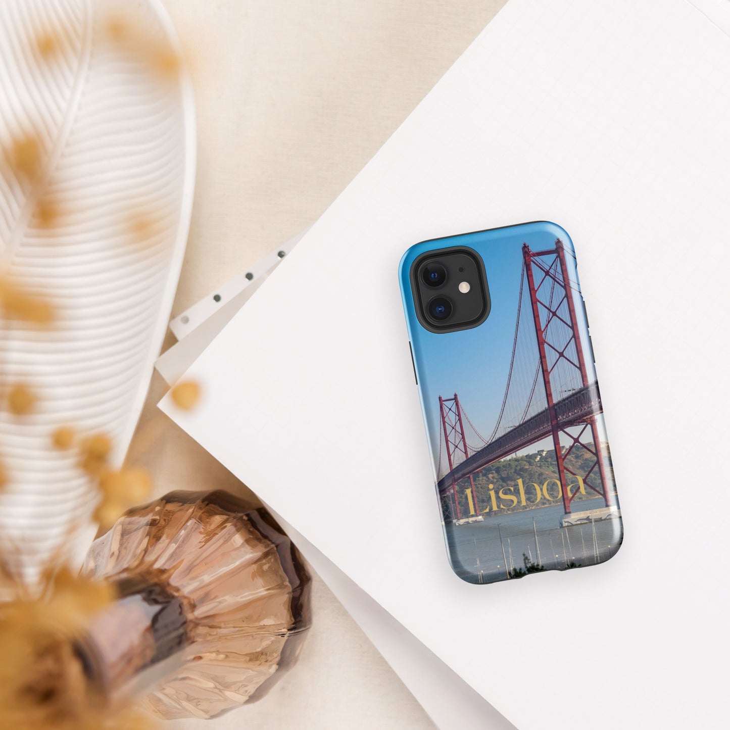 Coque iPhone rigide double protection « Photo Lisboa »