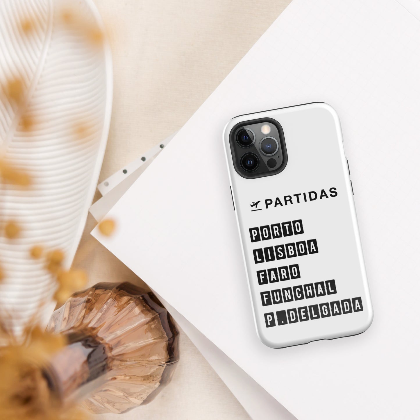 Coque iPhone rigide double protection « Destination Portugal »