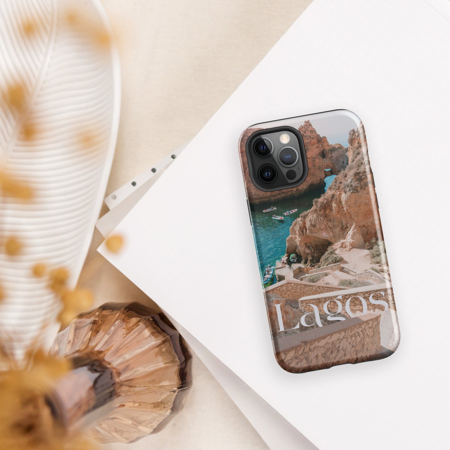 Coque iPhone rigide double protection « Photo Lagos »