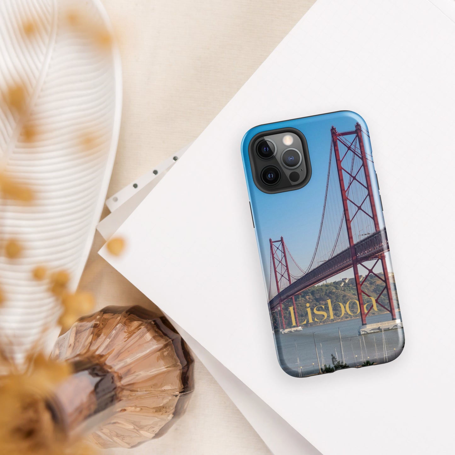 Coque iPhone rigide double protection « Photo Lisboa »