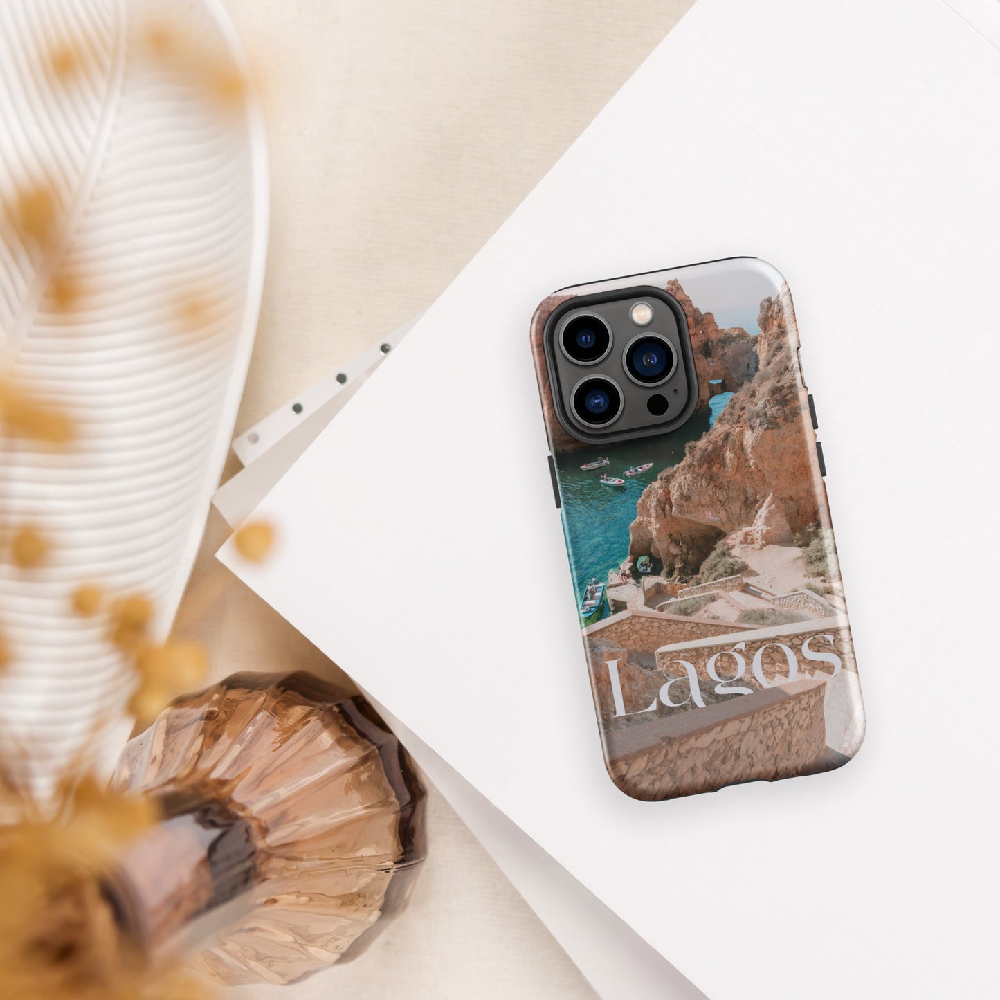 Coque iPhone rigide double protection « Photo Lagos »