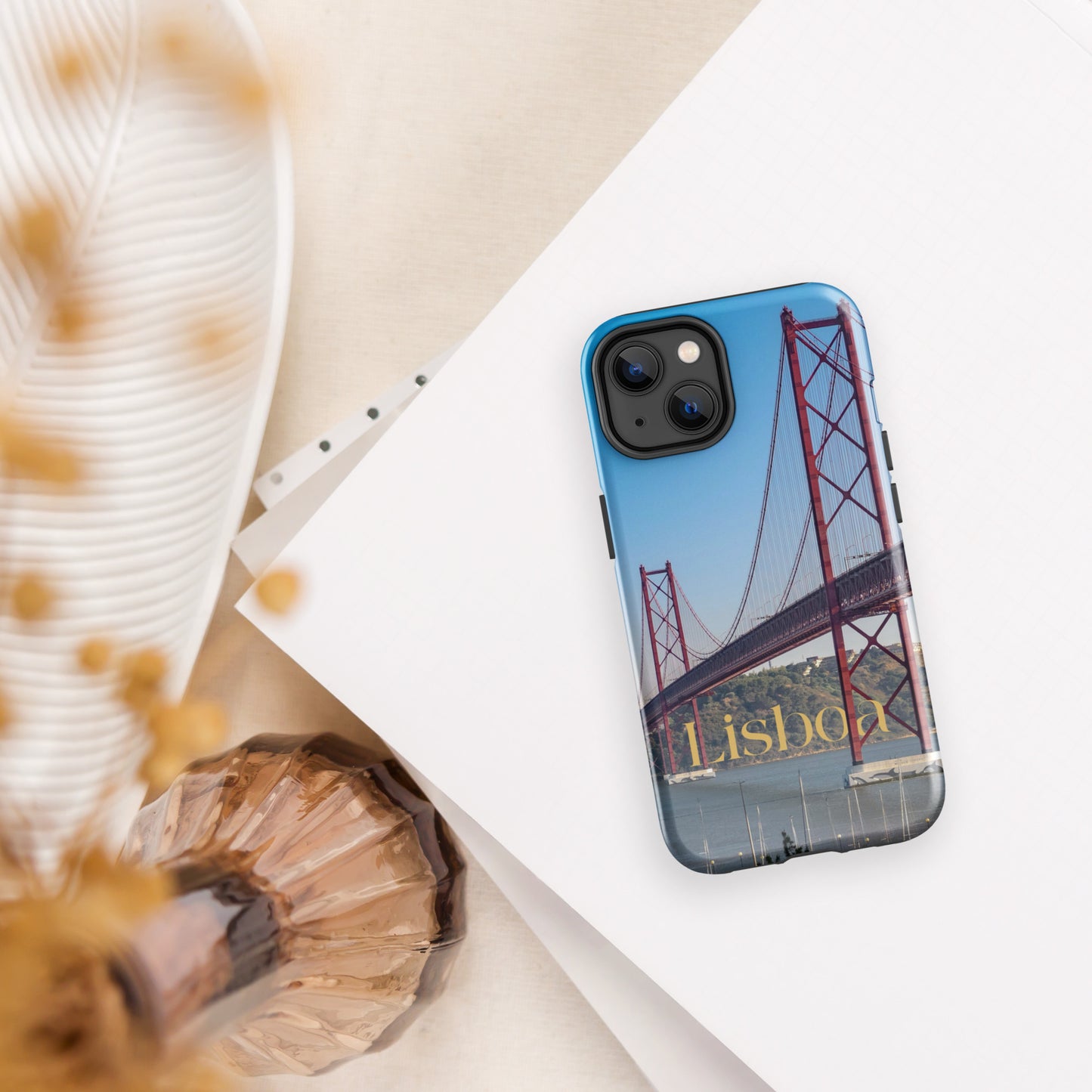 Coque iPhone rigide double protection « Photo Lisboa »