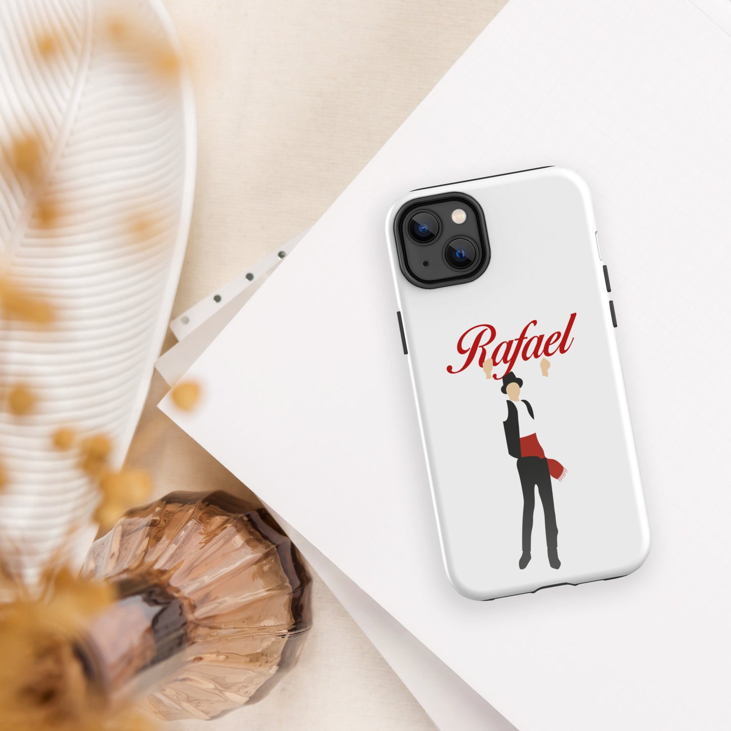 Coque iPhone rigide double protection « Minhoto » personnalisable