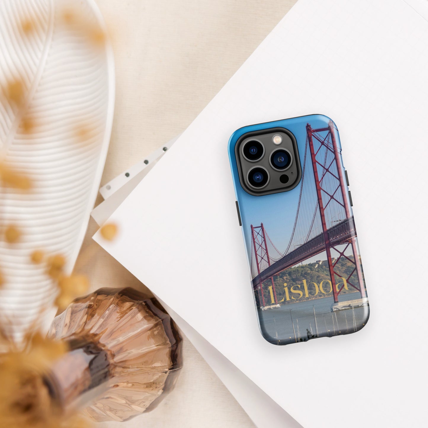 Coque iPhone rigide double protection « Photo Lisboa »