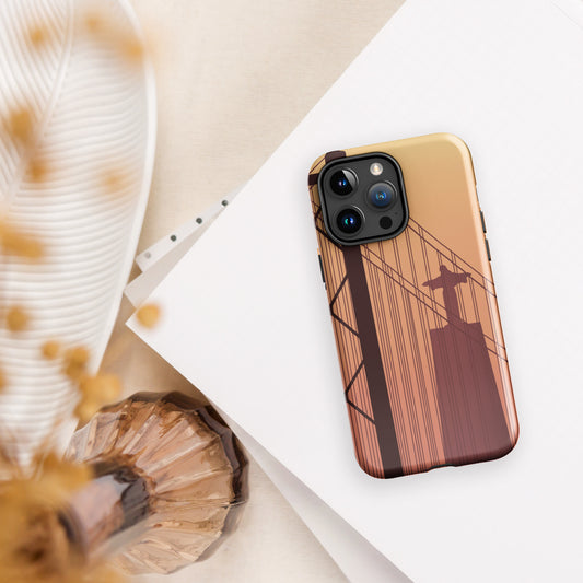 Capa rígida para iPhone com dupla proteção “Sunset in Lisbon”