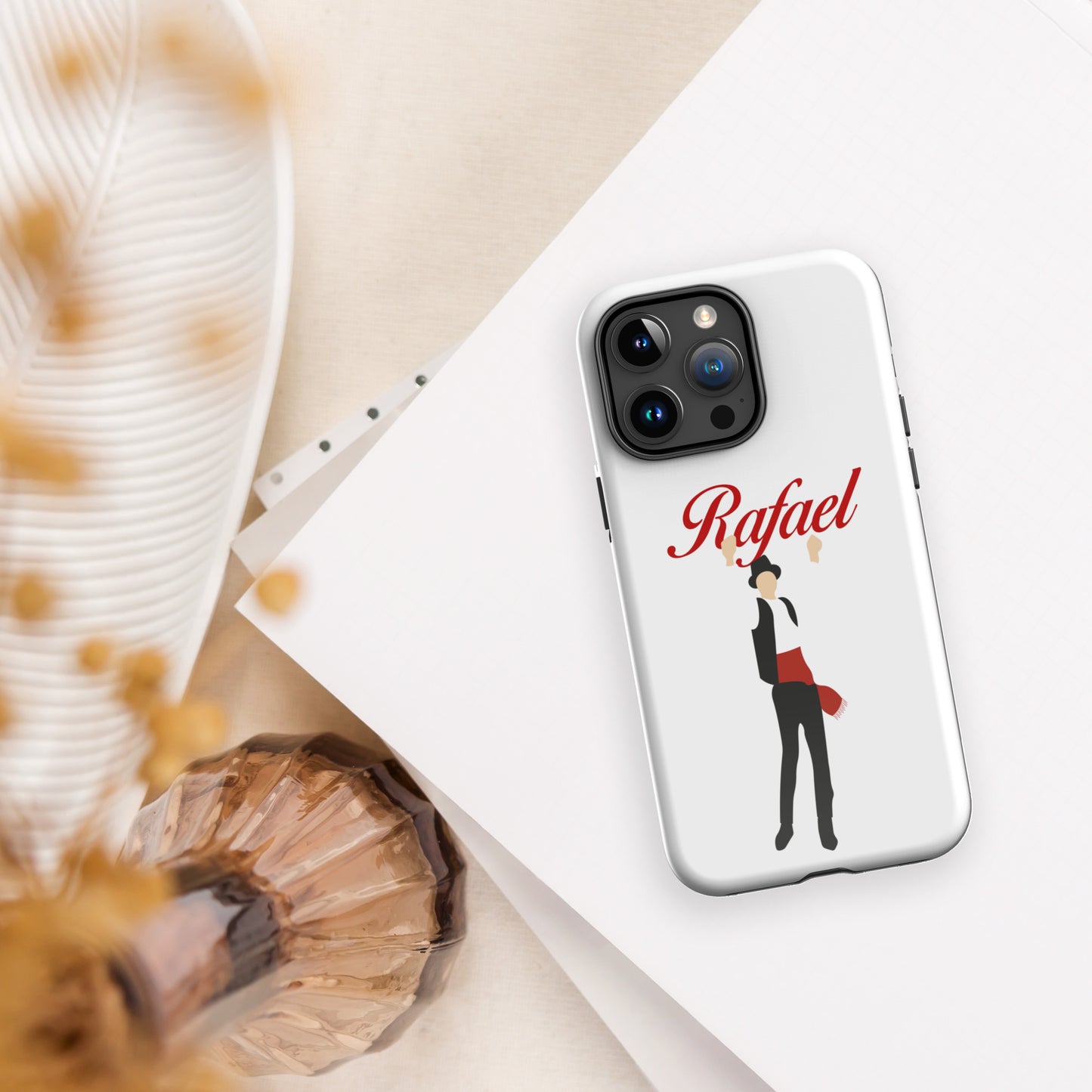 Coque iPhone rigide double protection « Minhoto » personnalisable