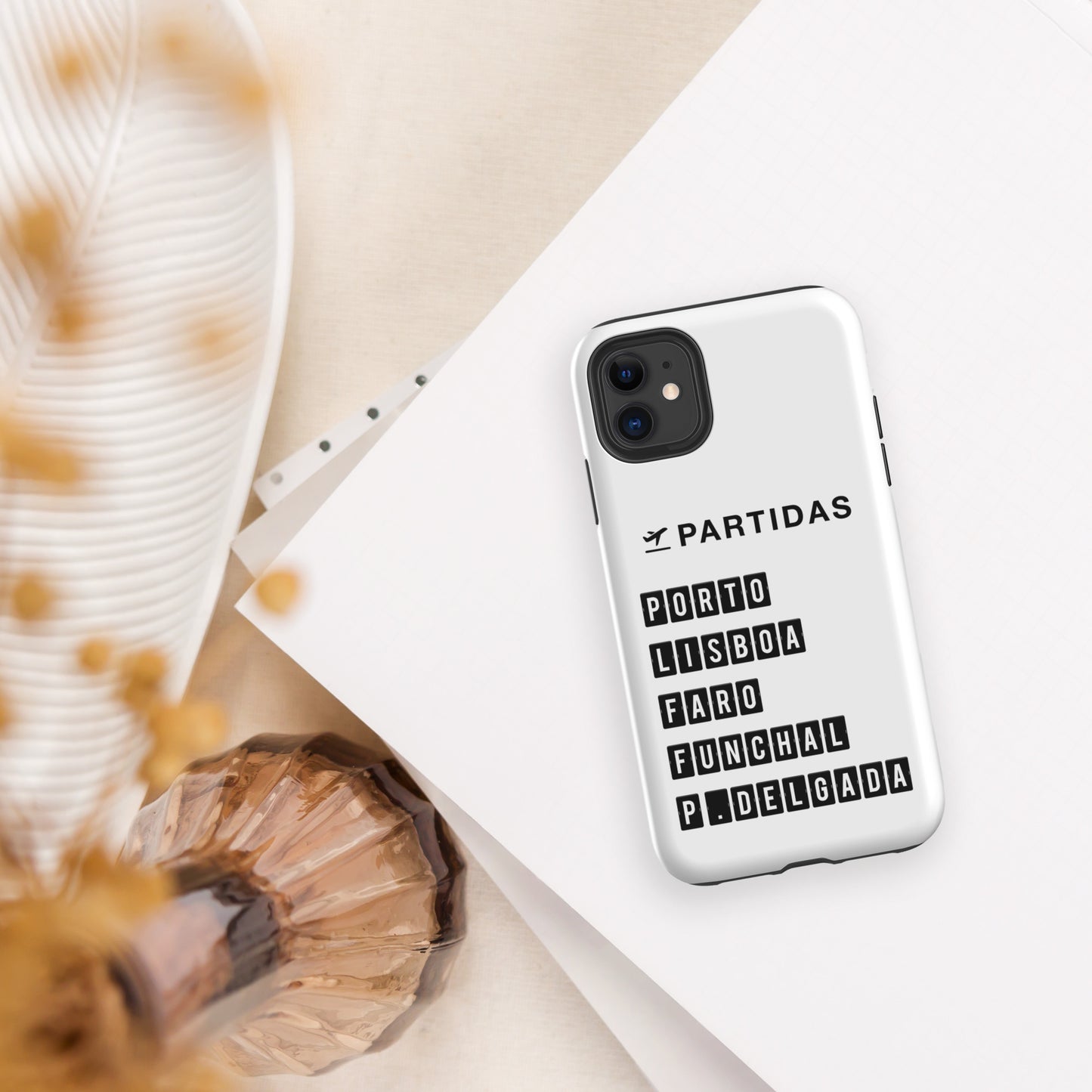 Coque iPhone rigide double protection « Destination Portugal »