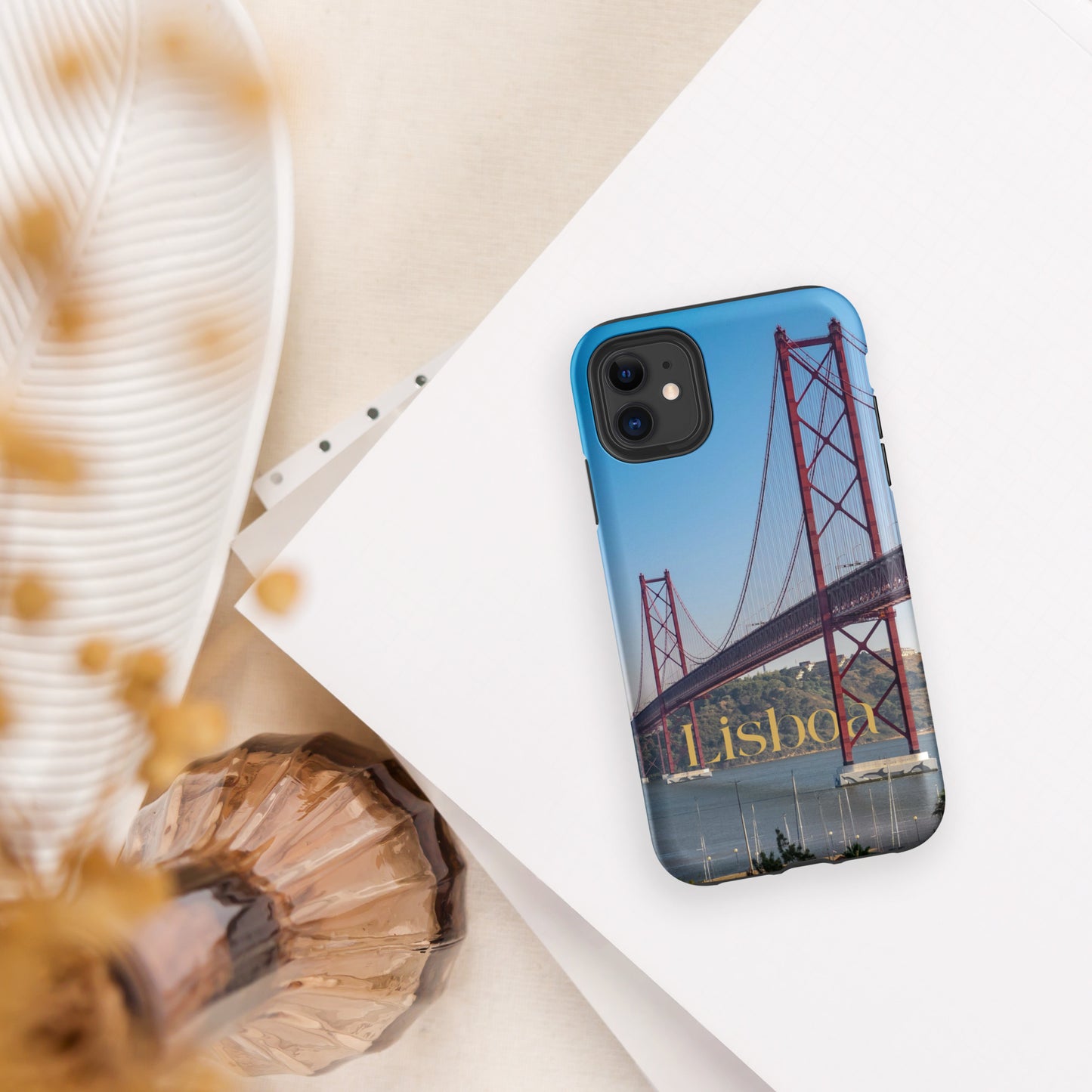 Coque iPhone rigide double protection « Photo Lisboa »