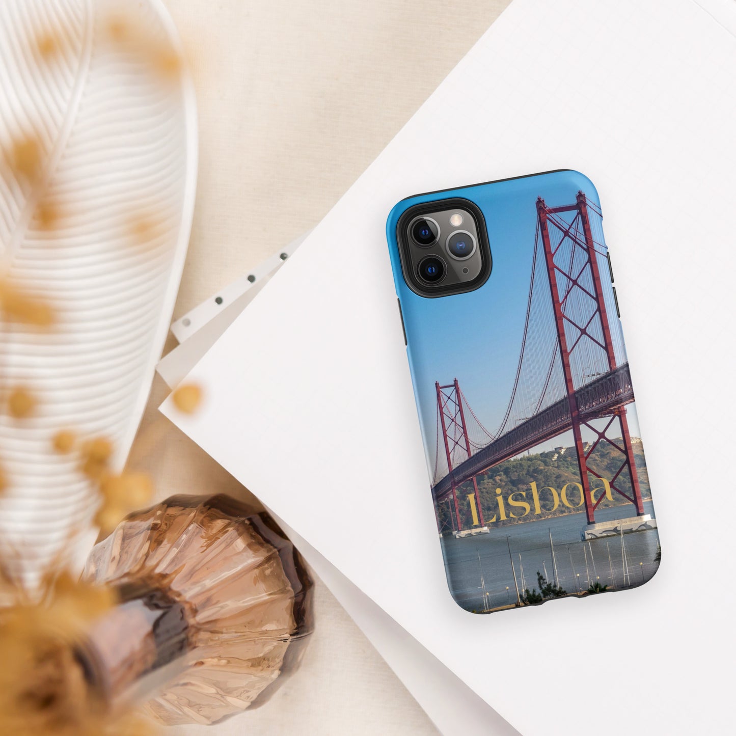 Coque iPhone rigide double protection « Photo Lisboa »