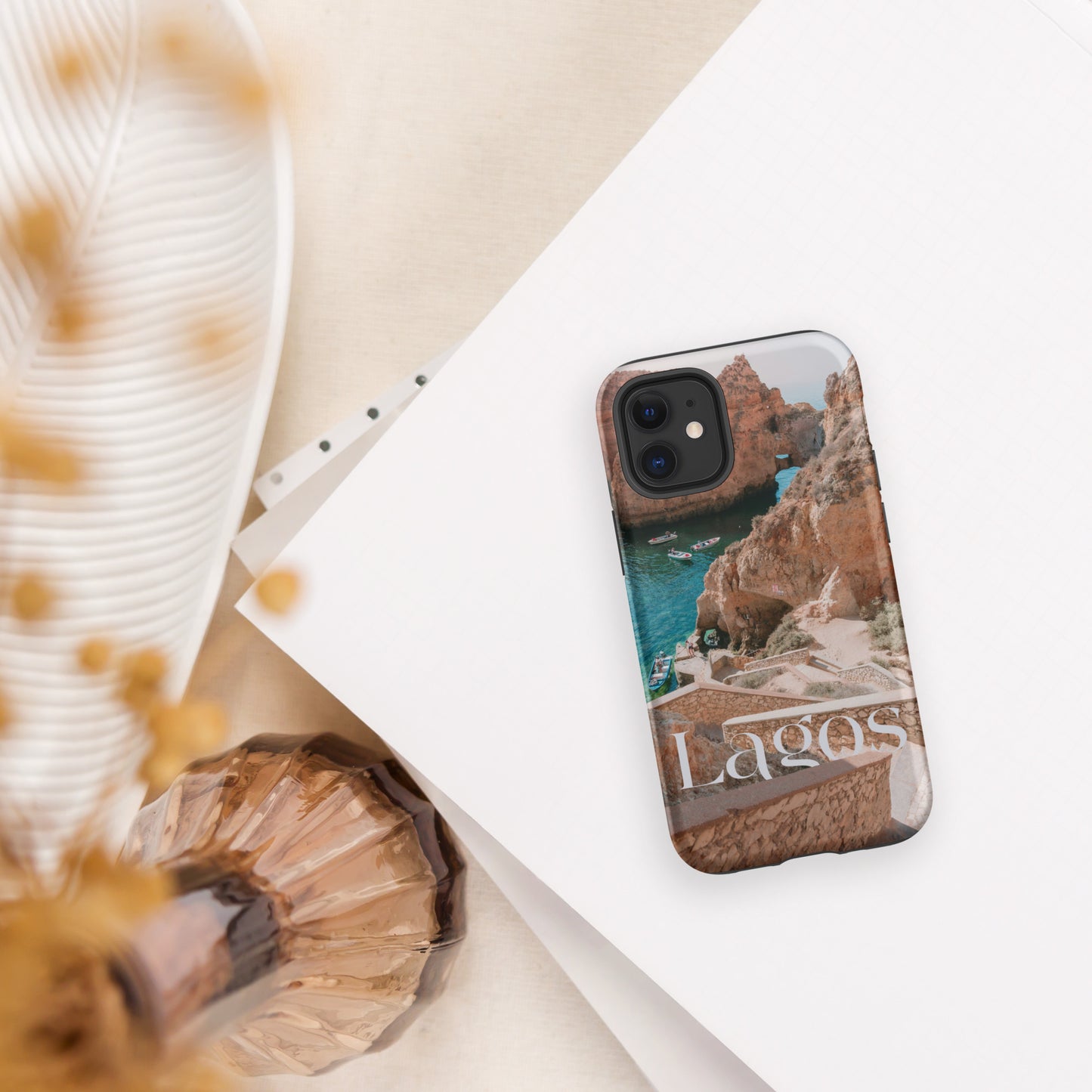 Coque iPhone rigide double protection « Photo Lagos »