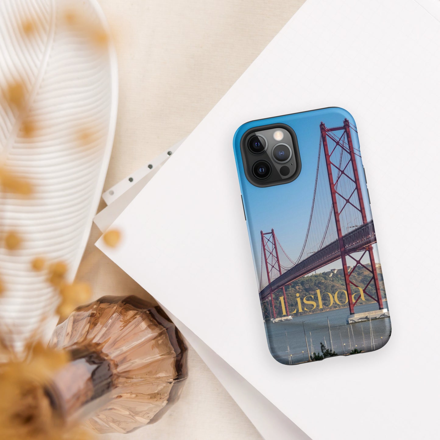 Coque iPhone rigide double protection « Photo Lisboa »