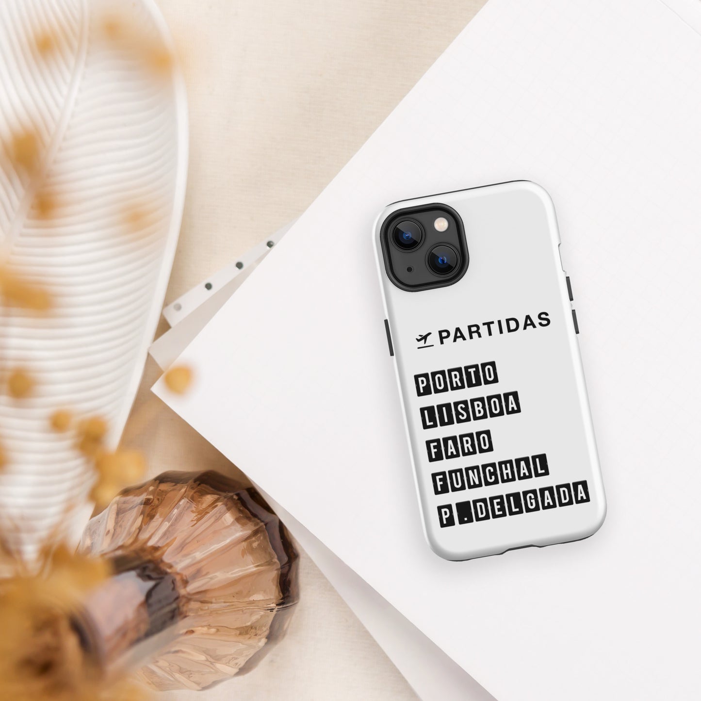 Coque iPhone rigide double protection « Destination Portugal »