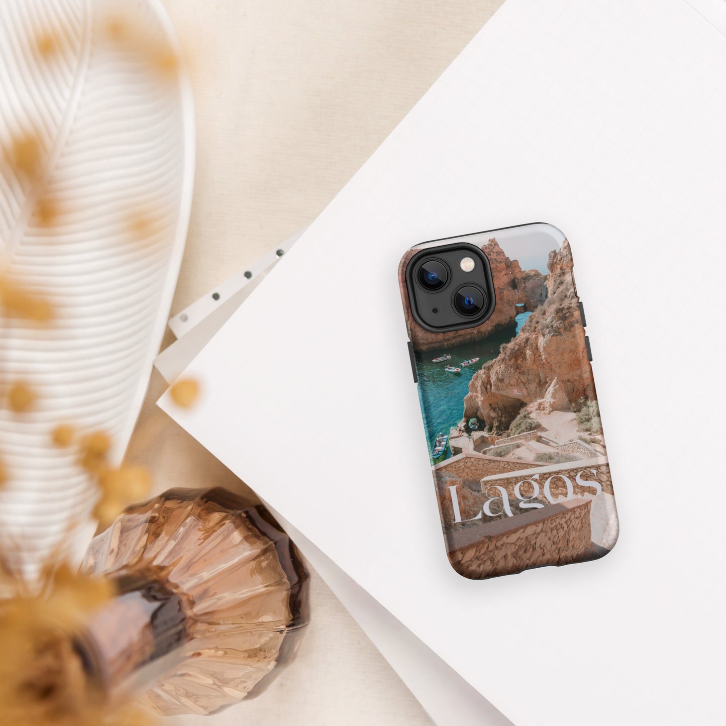 Coque iPhone rigide double protection « Photo Lagos »