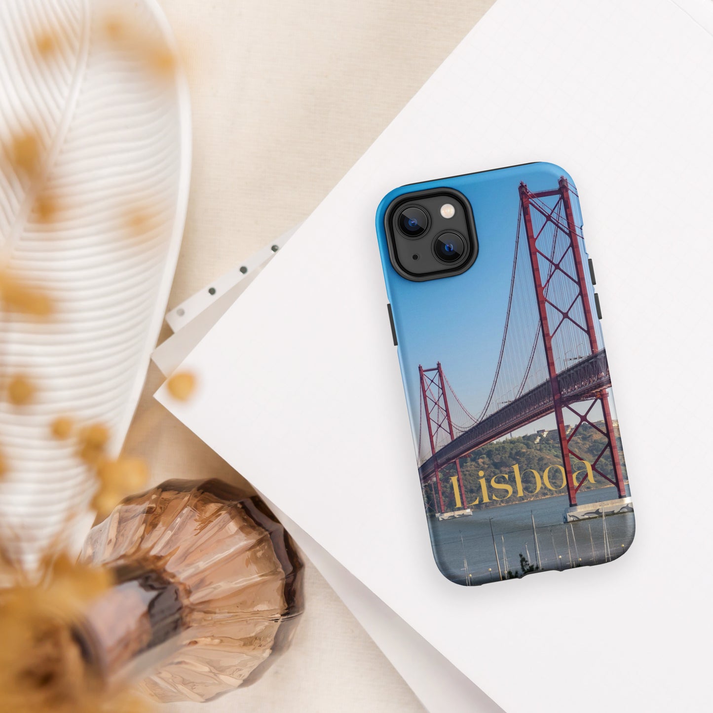 Coque iPhone rigide double protection « Photo Lisboa »