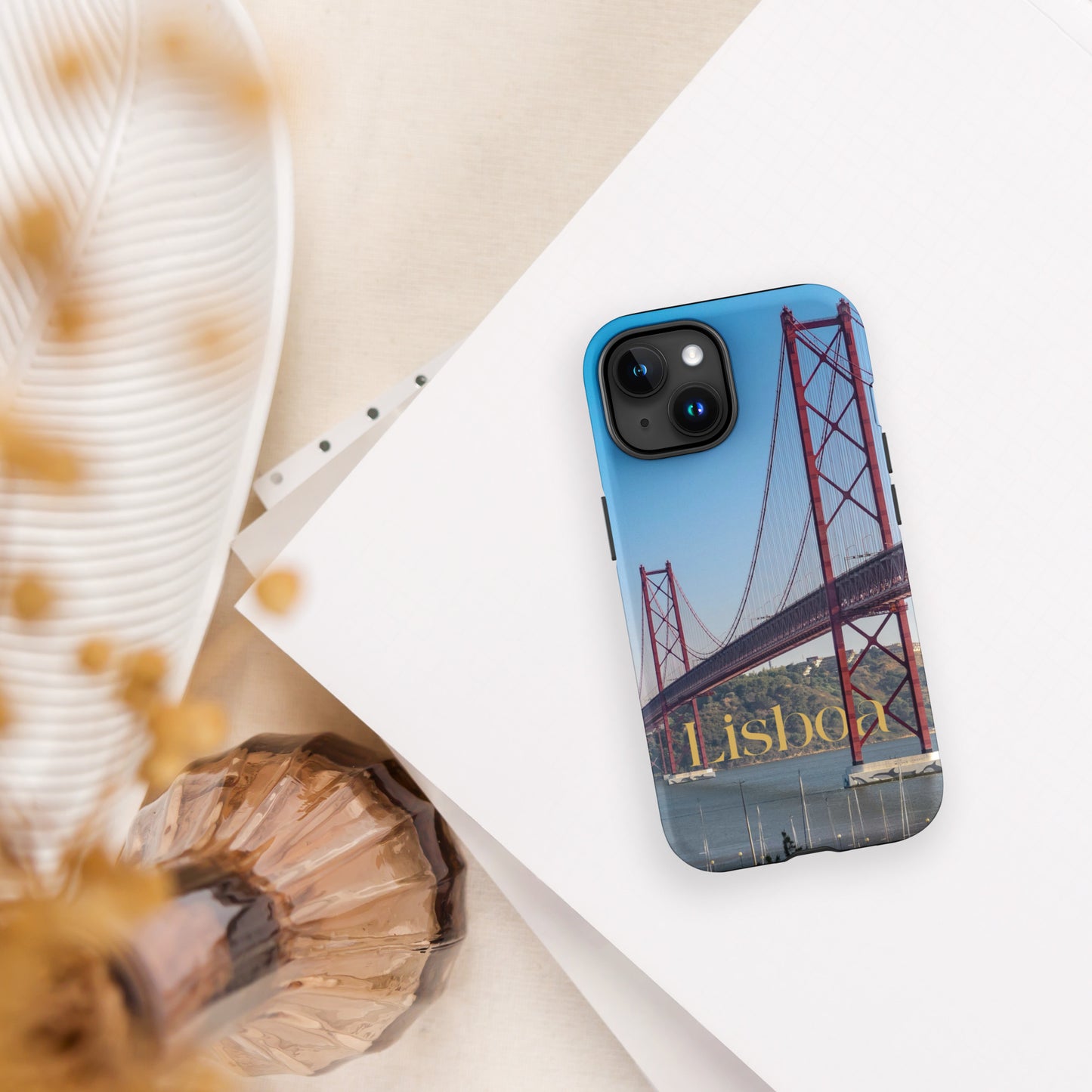 Coque iPhone rigide double protection « Photo Lisboa »