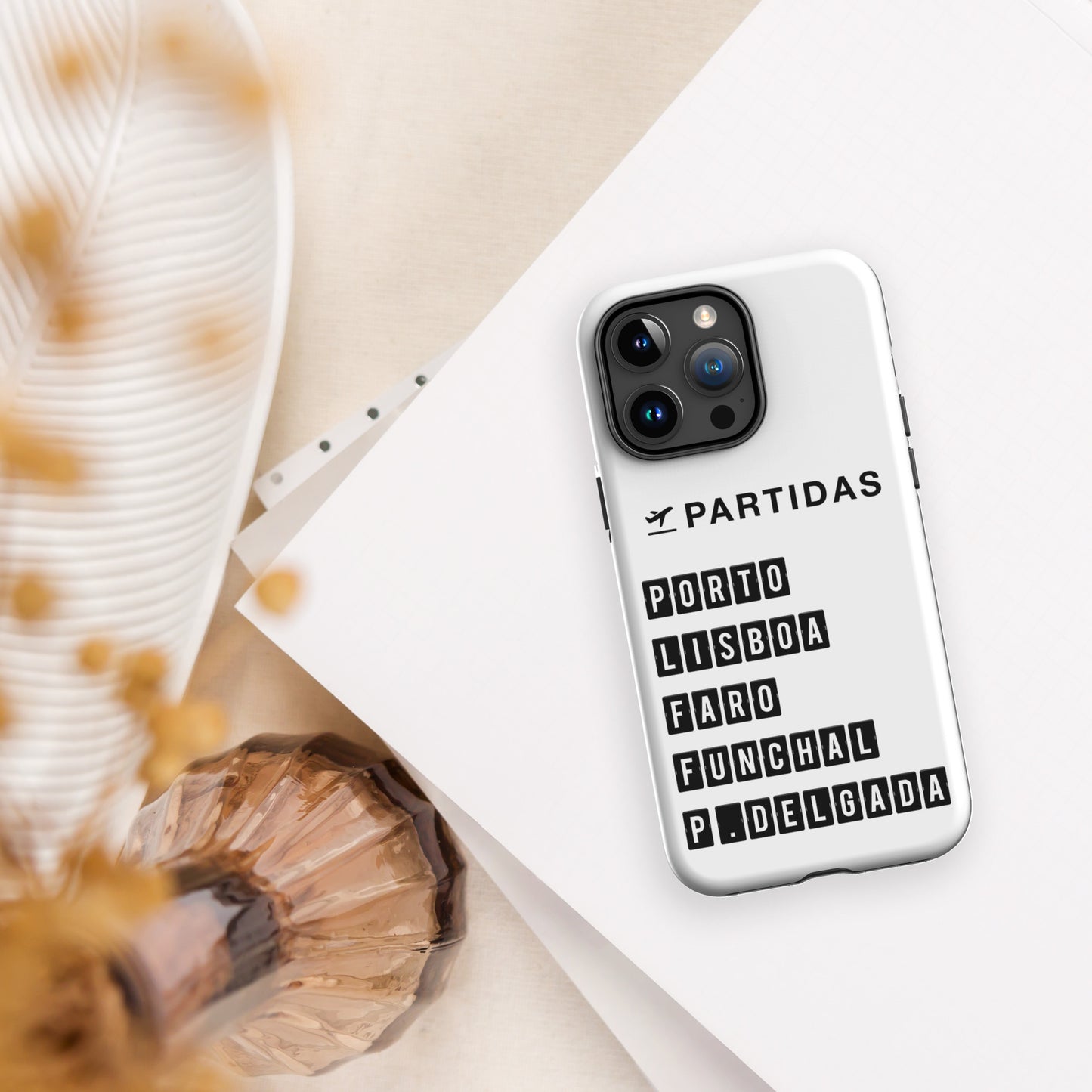 Coque iPhone rigide double protection « Destination Portugal »