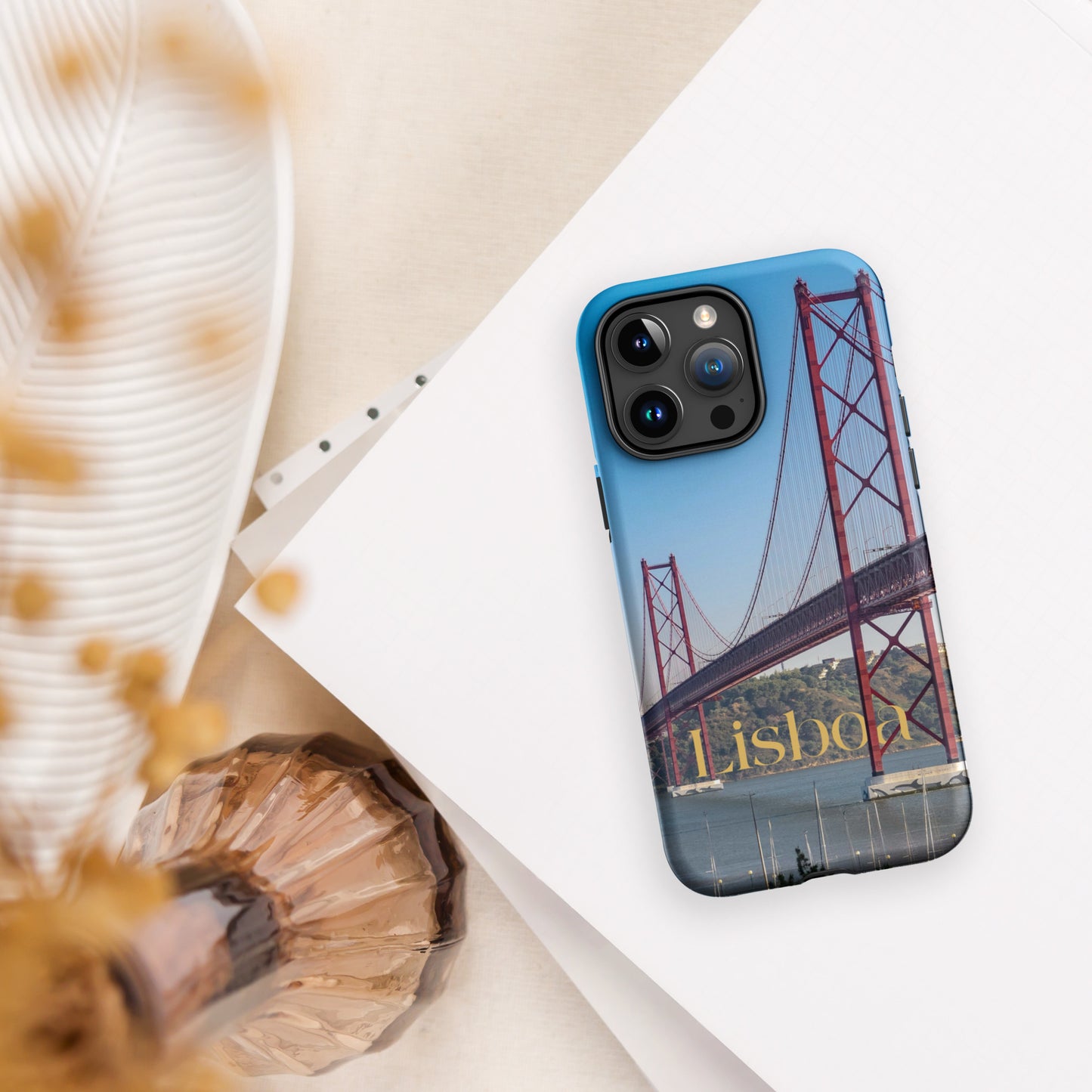 Coque iPhone rigide double protection « Photo Lisboa »