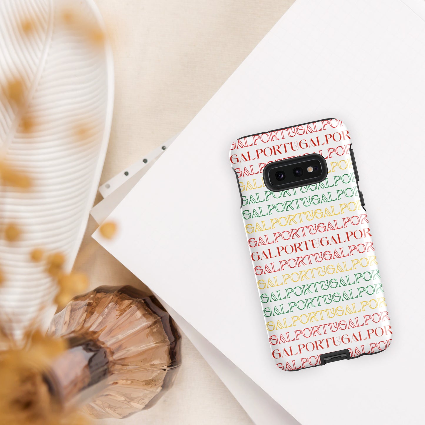 Coque Samsung rigide double protection « Portugal Vibes »