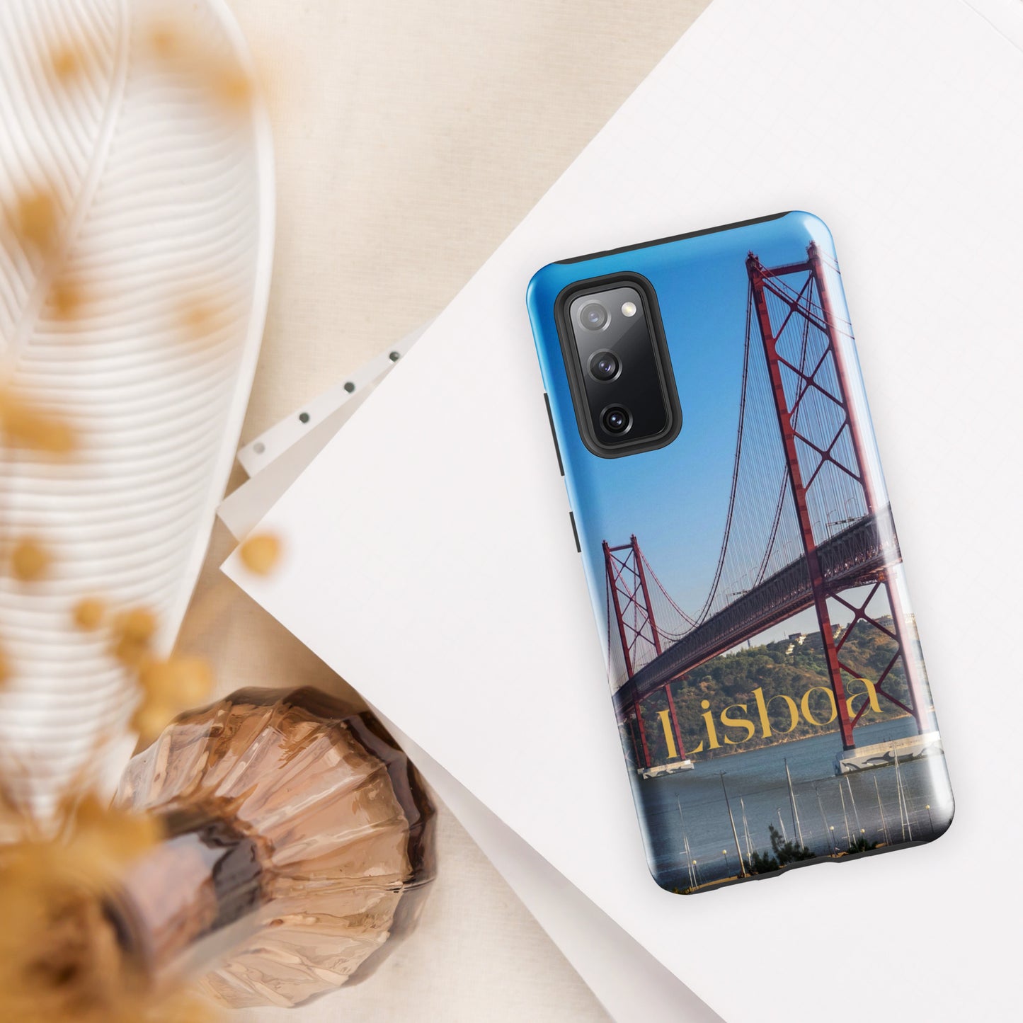 Coque Samsung rigide double protection « Photo Lisboa »