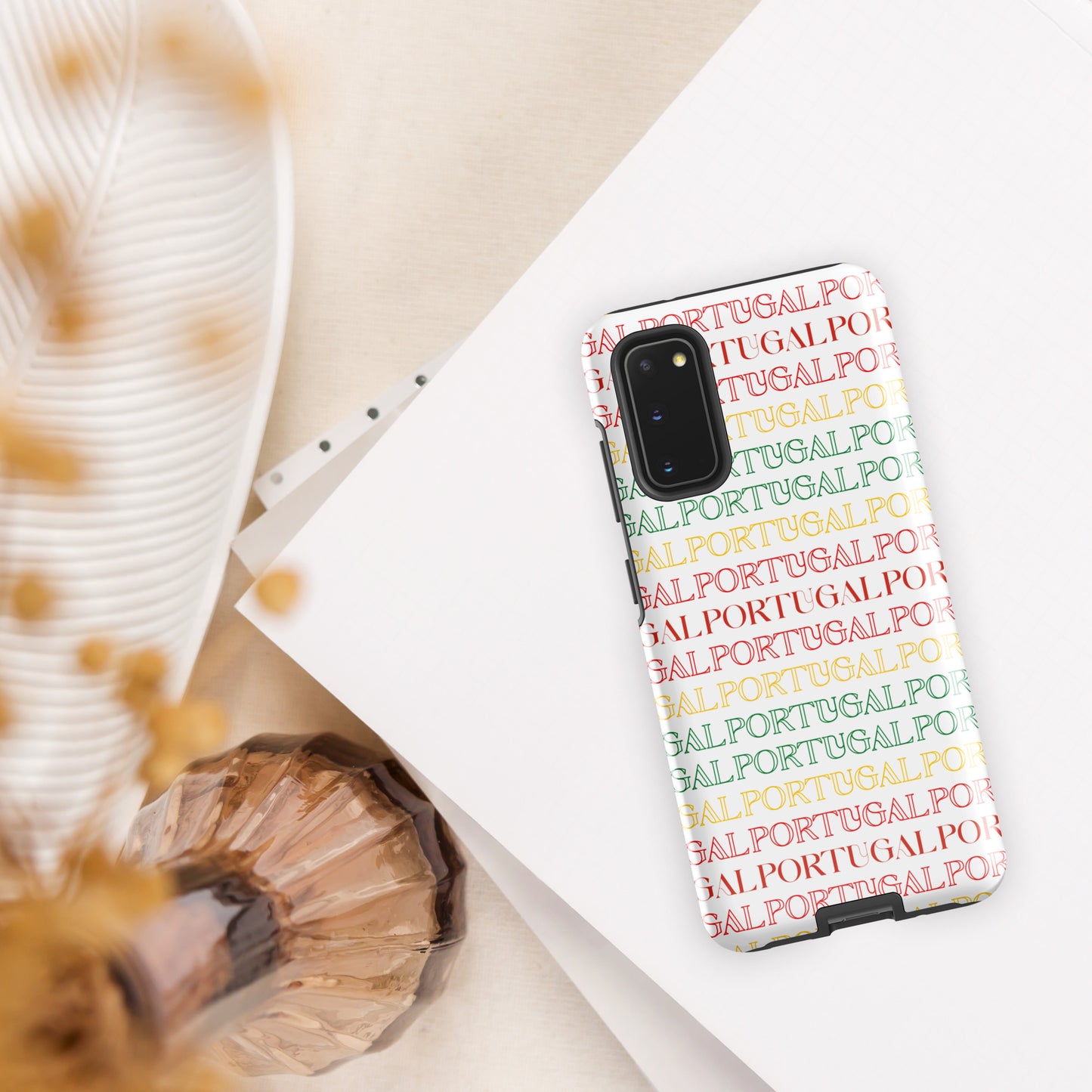 Coque Samsung rigide double protection « Portugal Vibes »