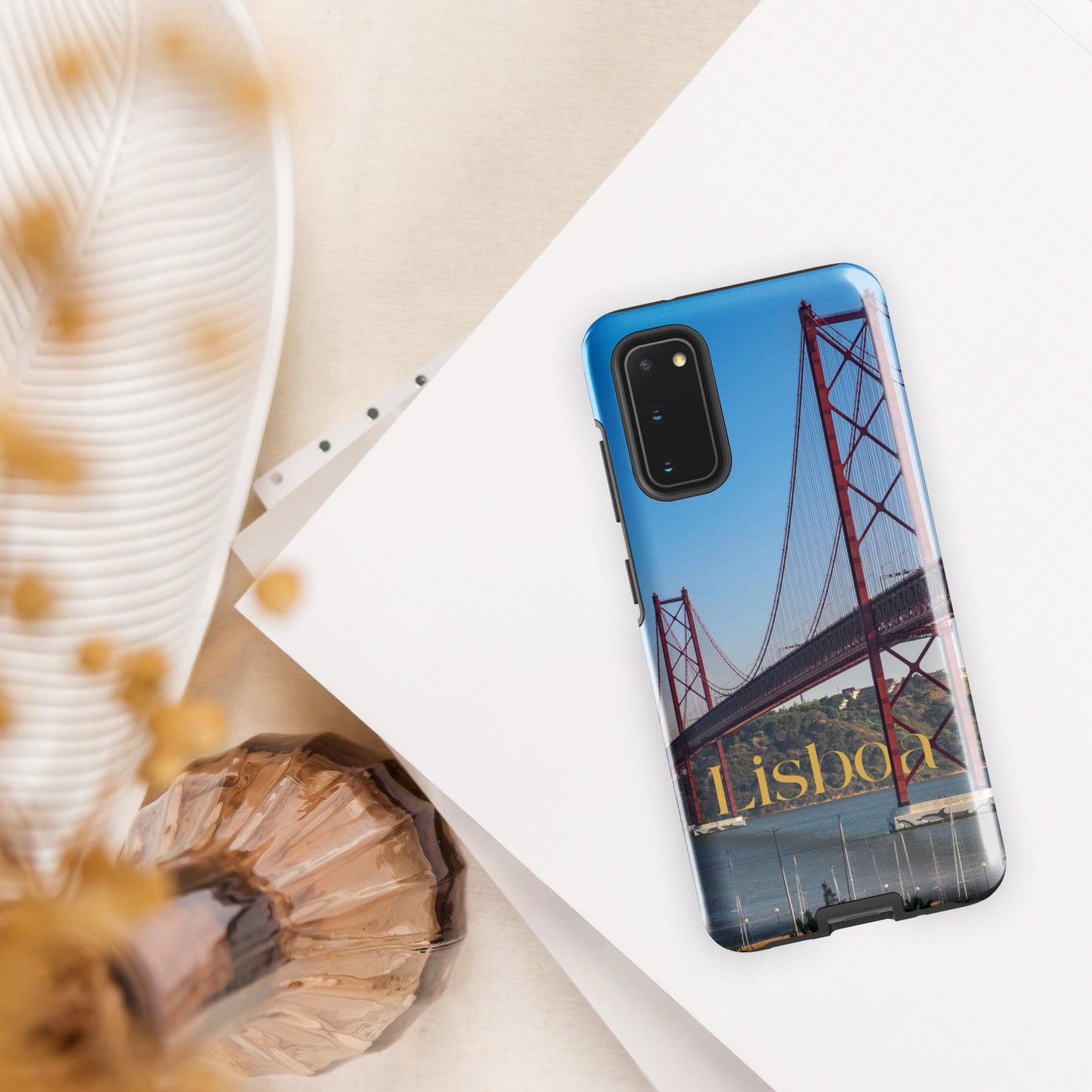 Coque Samsung rigide double protection « Photo Lisboa »