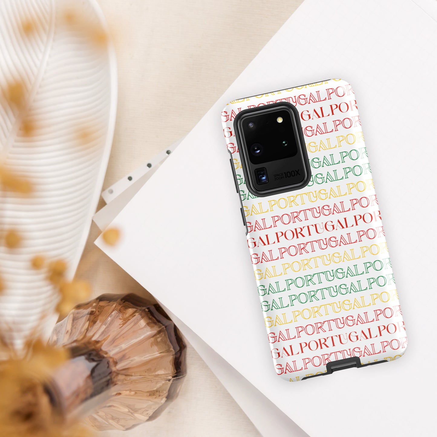 Coque Samsung rigide double protection « Portugal Vibes »