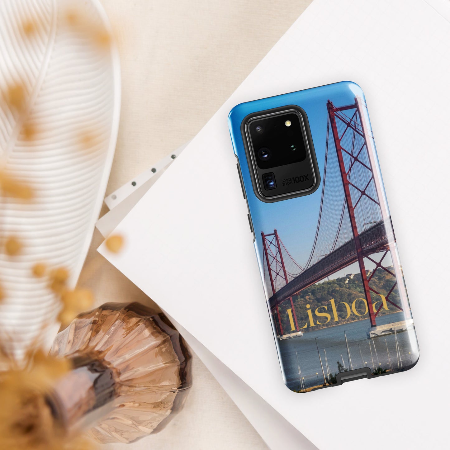 Coque Samsung rigide double protection « Photo Lisboa »