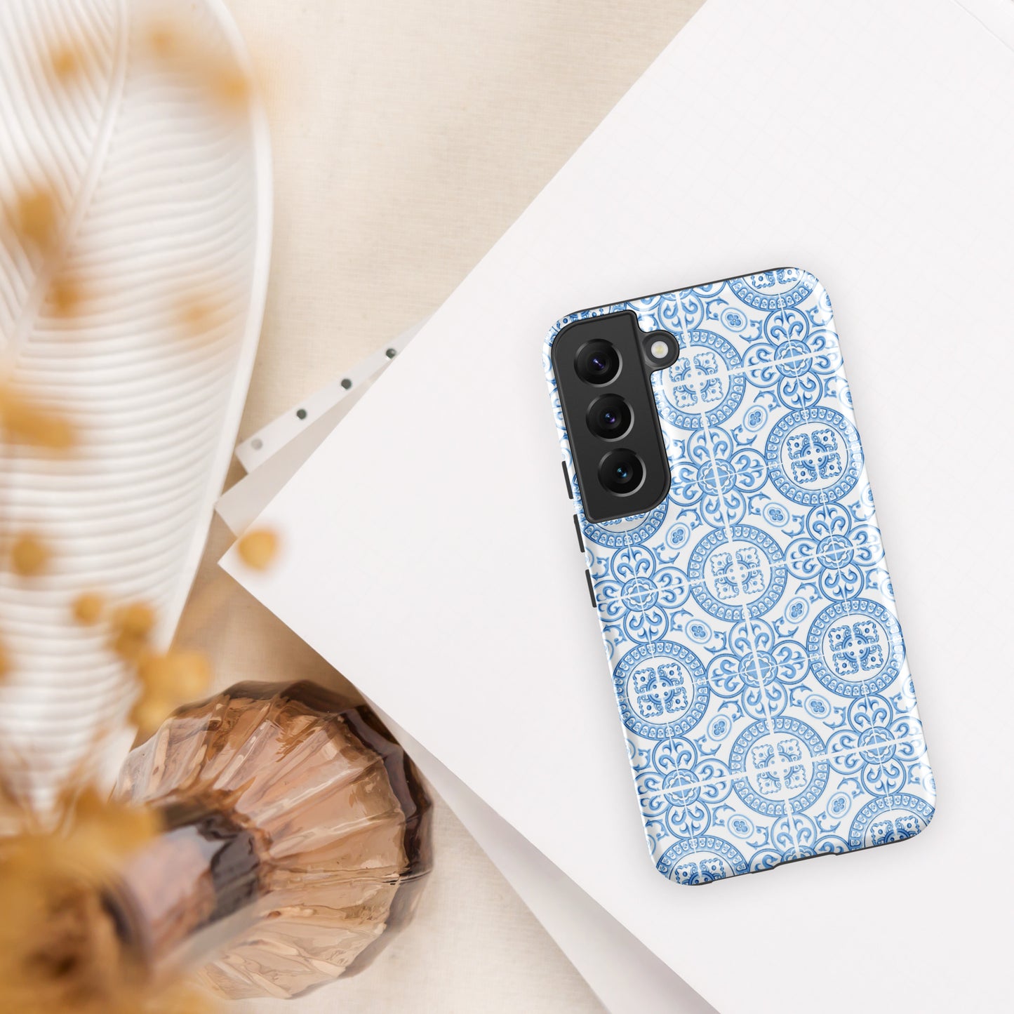 Coque Samsung rigide double protection « Azulejos de Figueira da Foz »