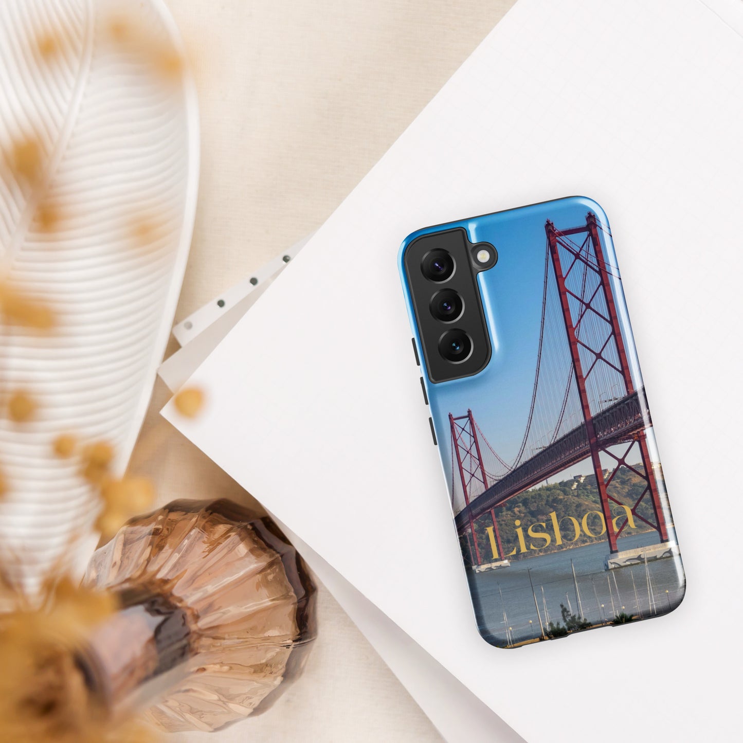 Coque Samsung rigide double protection « Photo Lisboa »