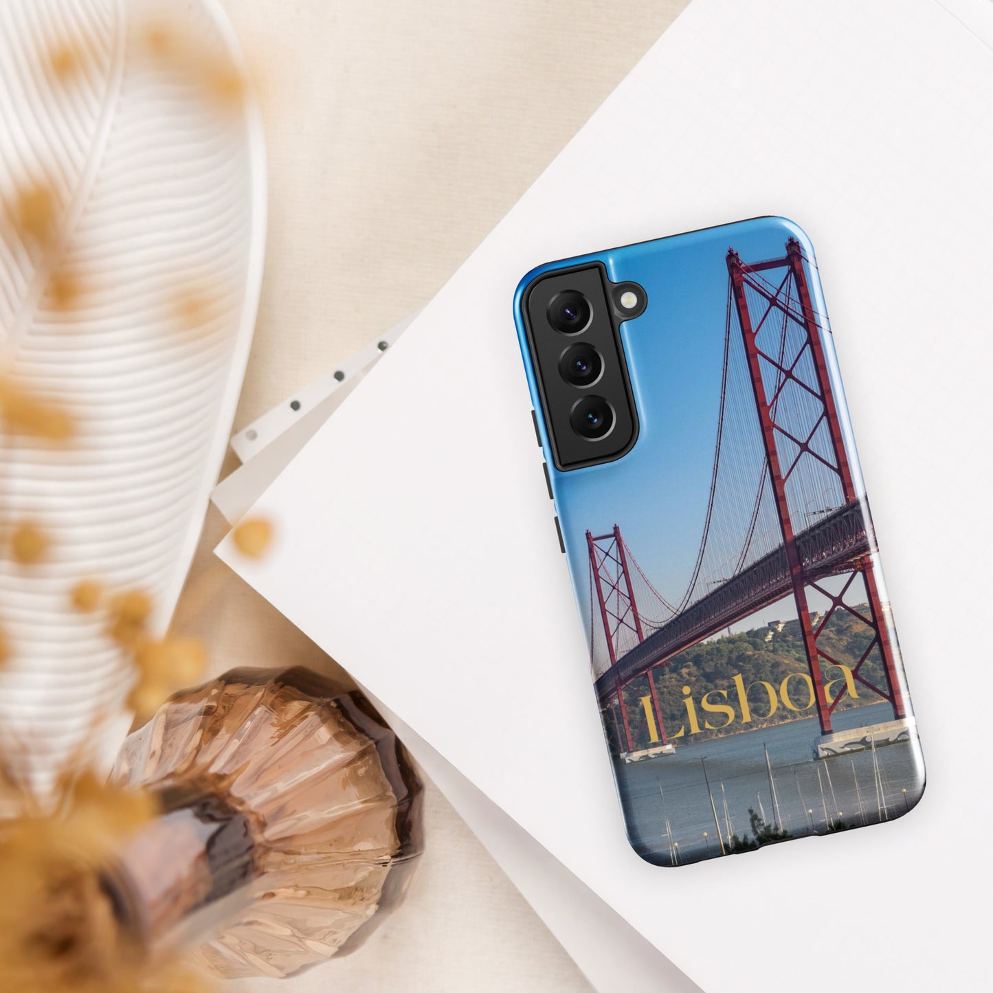 Coque Samsung rigide double protection « Photo Lisboa »