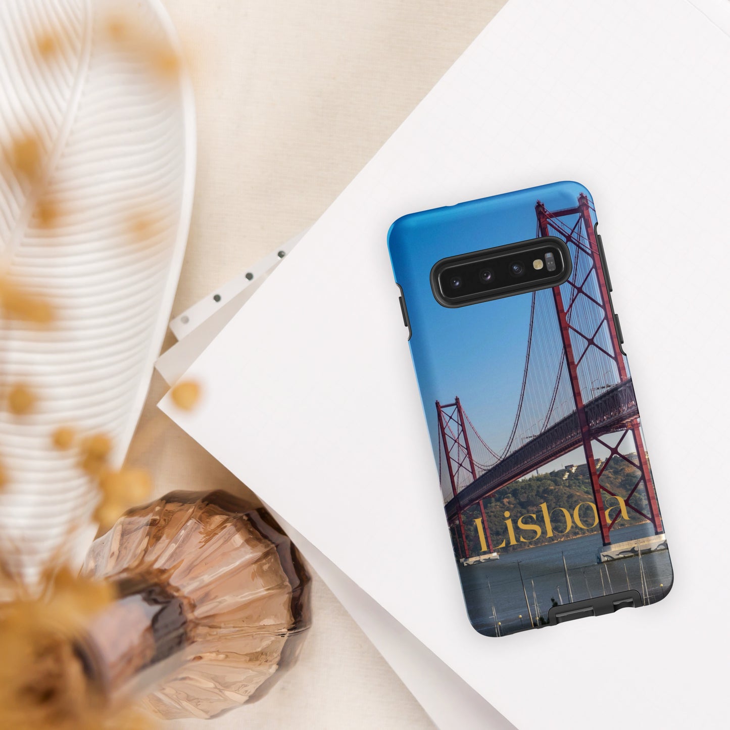 Coque Samsung rigide double protection « Photo Lisboa »