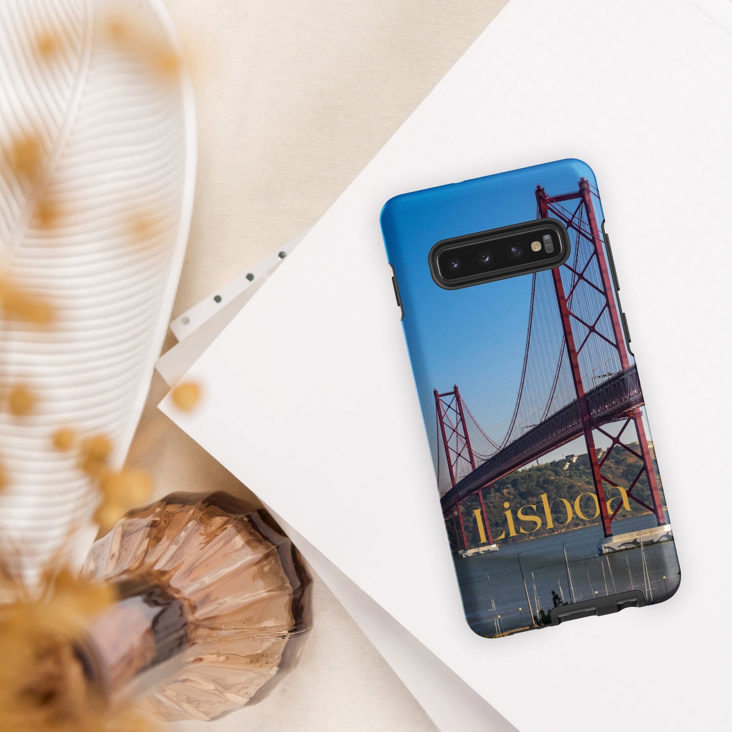 Coque Samsung rigide double protection « Photo Lisboa »