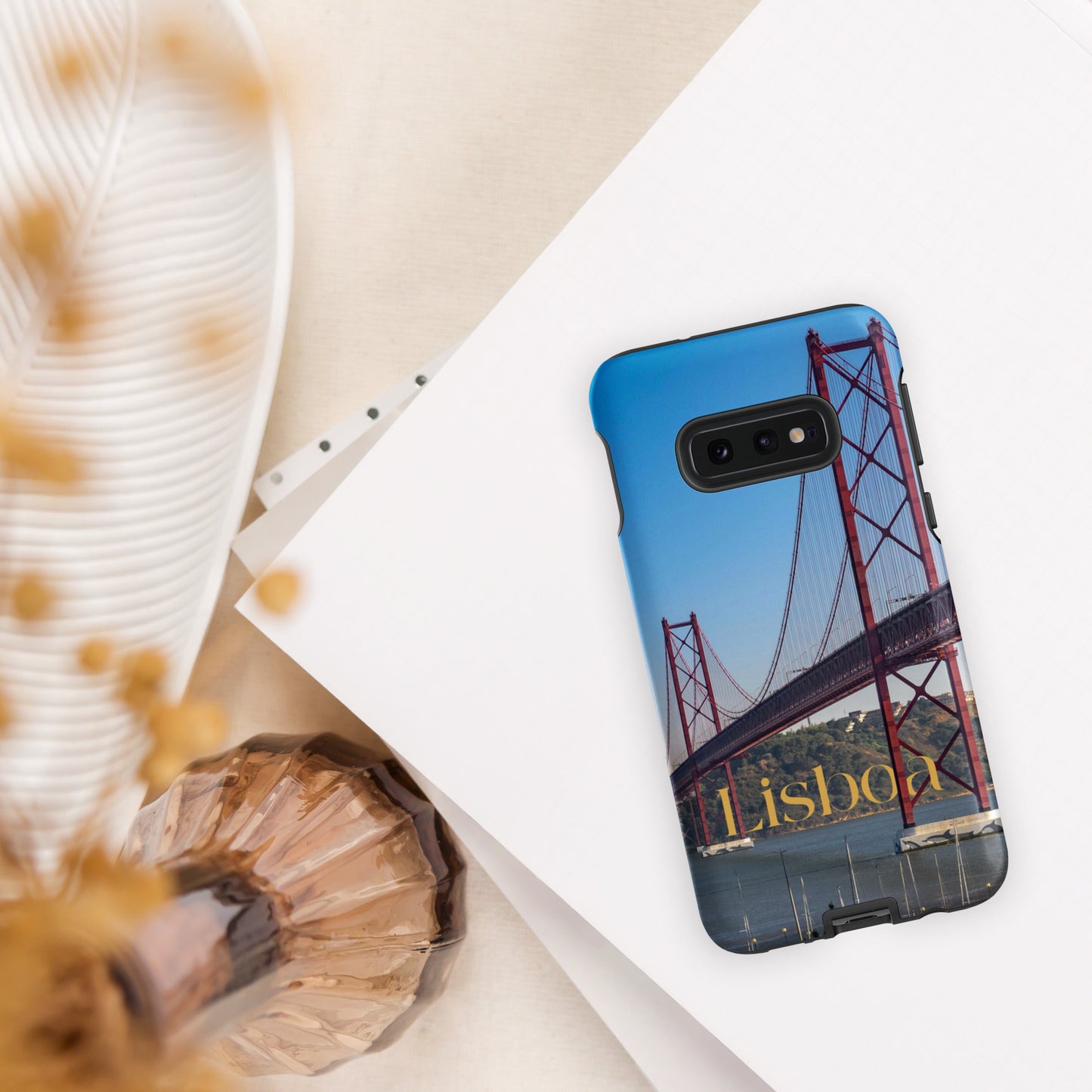 Coque Samsung rigide double protection « Photo Lisboa »