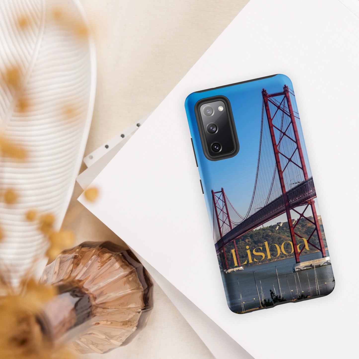 Coque Samsung rigide double protection « Photo Lisboa »