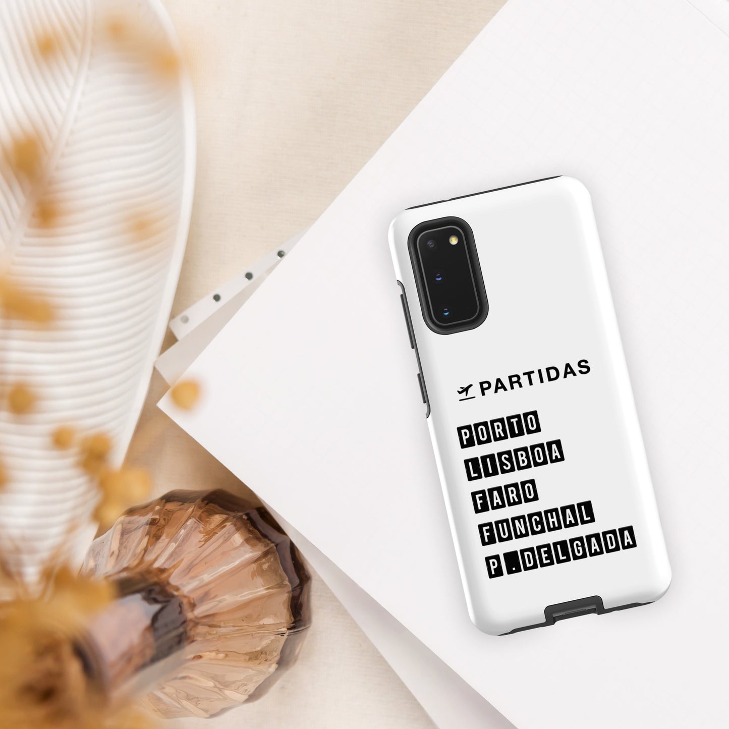 Coque Samsung rigide double protection « Destination Portugal »