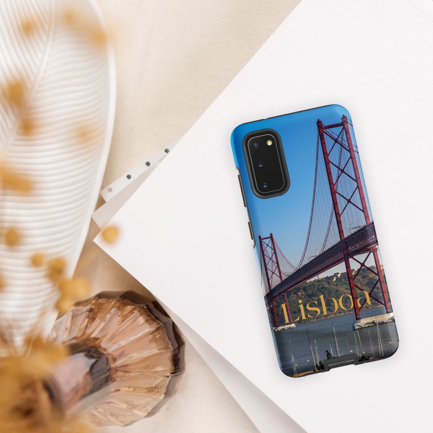 Coque Samsung rigide double protection « Photo Lisboa »