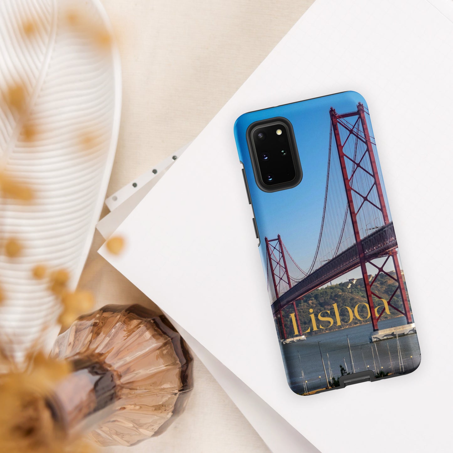 Coque Samsung rigide double protection « Photo Lisboa »