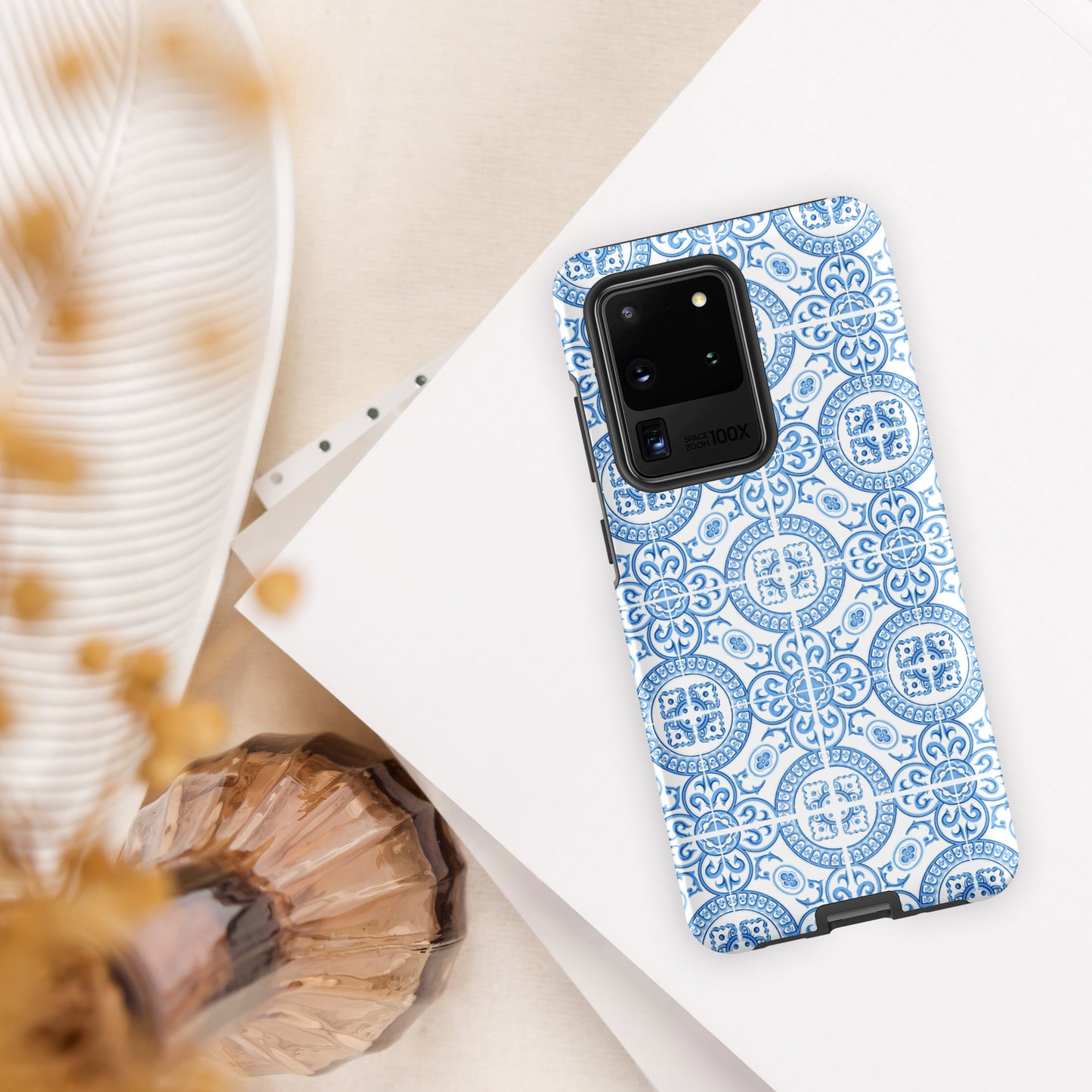 Coque Samsung rigide double protection « Azulejos de Figueira da Foz »