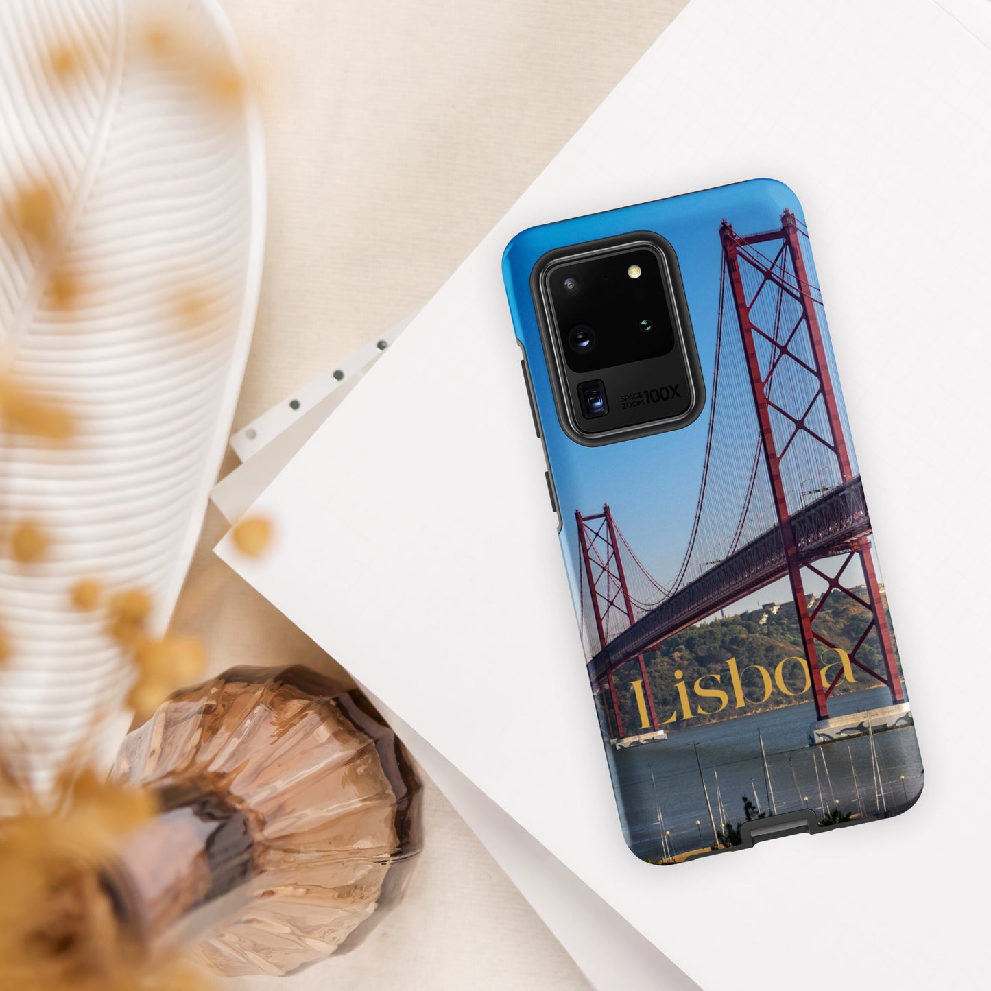 Coque Samsung rigide double protection « Photo Lisboa »