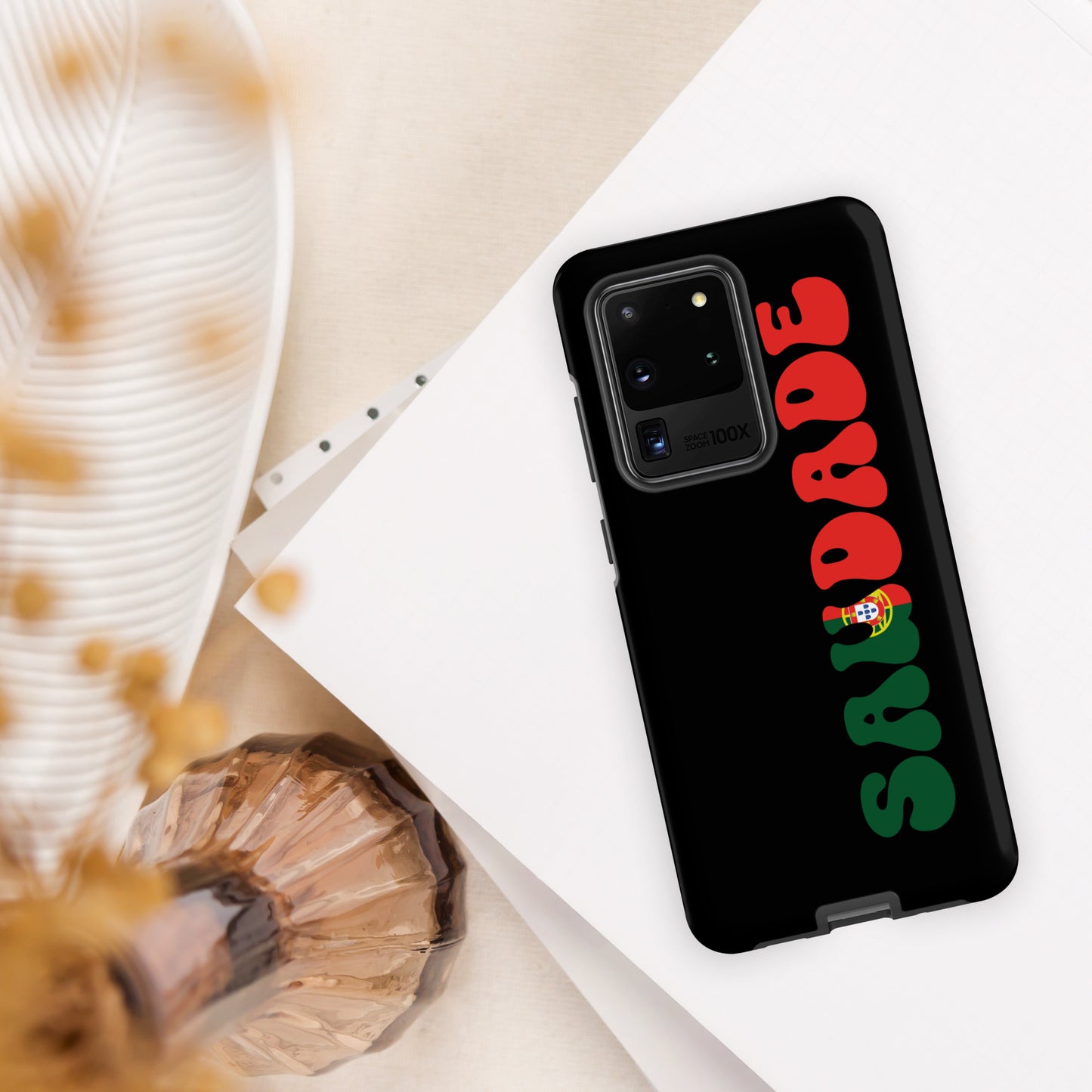 Coque Samsung rigide double protection « Saudade Portugal »