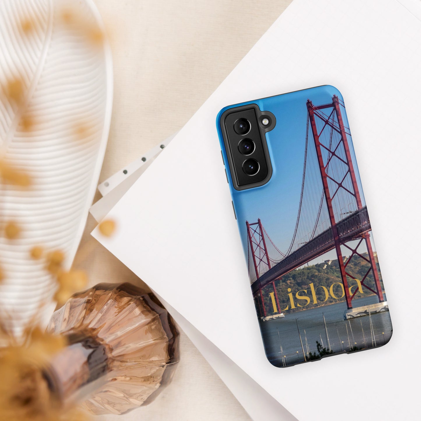 Coque Samsung rigide double protection « Photo Lisboa »